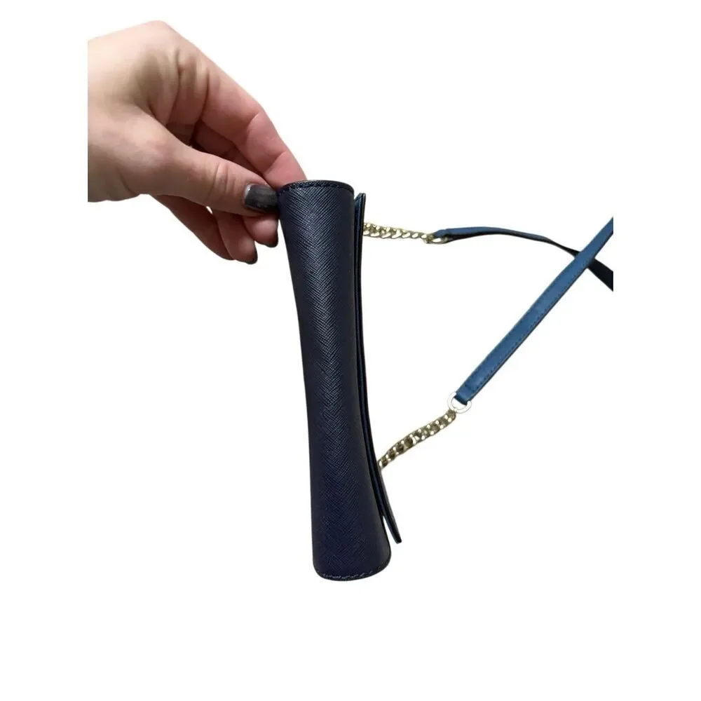 Kate‎ Spade Leather Crossbody Bag Purse Blue Black